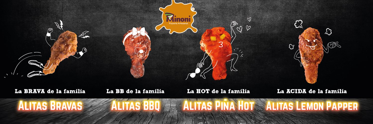 Pizzas Minoni banner