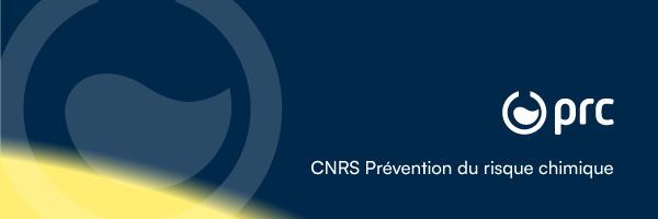 CNRS Prévention du risque chimique's banner