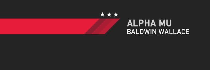 ΑΣΦ Alpha Mu Chapter banner