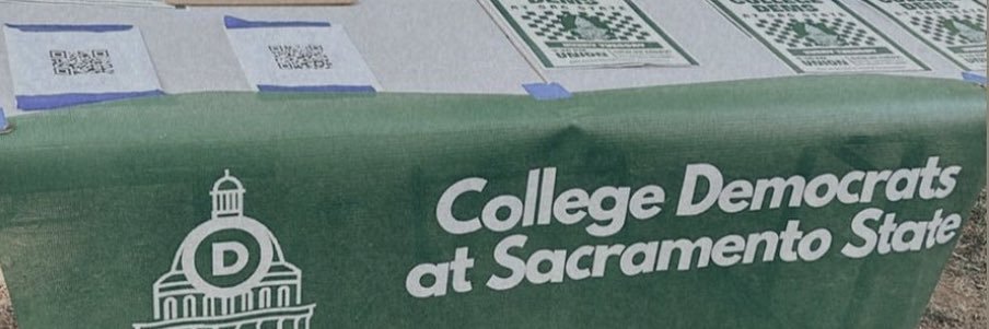 College Dems at Sac State (CDSS) banner