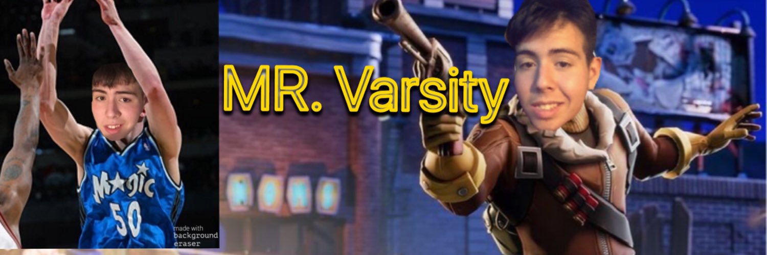 Mr Varsity banner