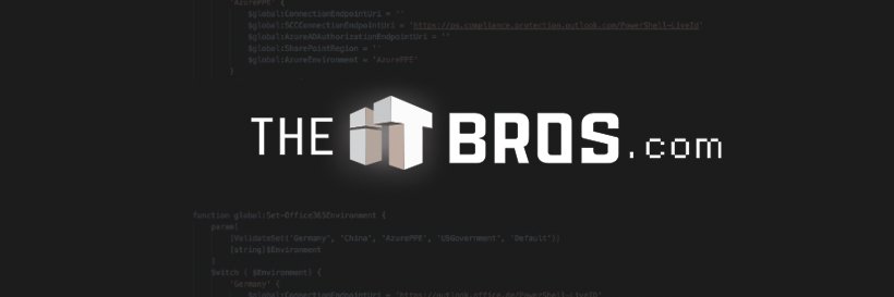 The IT Bros banner