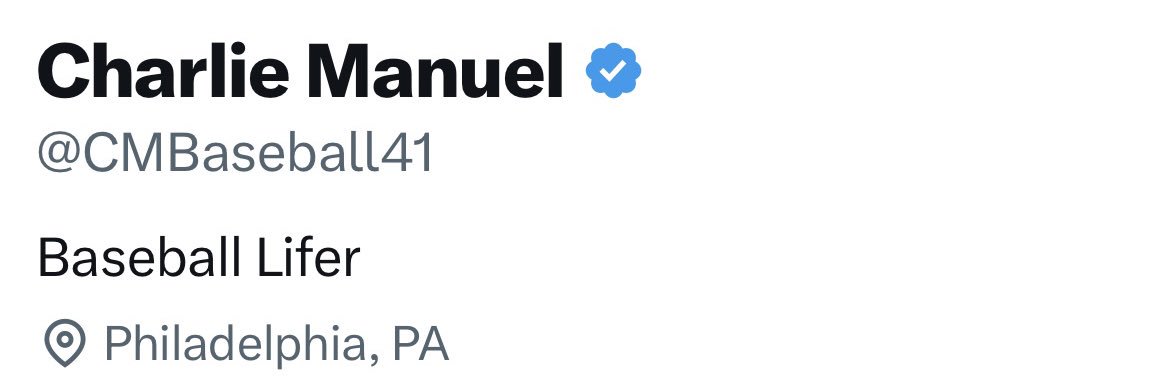 Charlie Manuel's banner