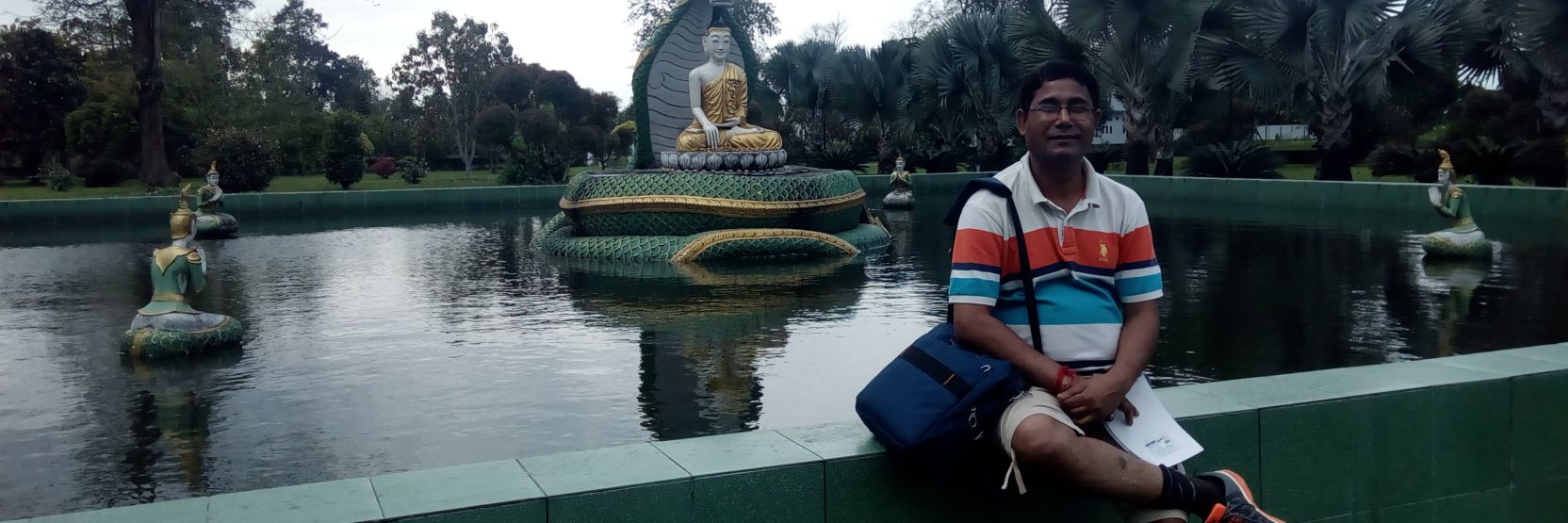 Prasanta Mazumdar's banner