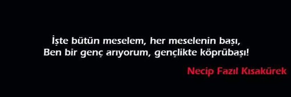 Necip Fazıl banner