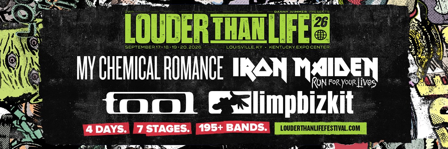 Louder Than Life banner