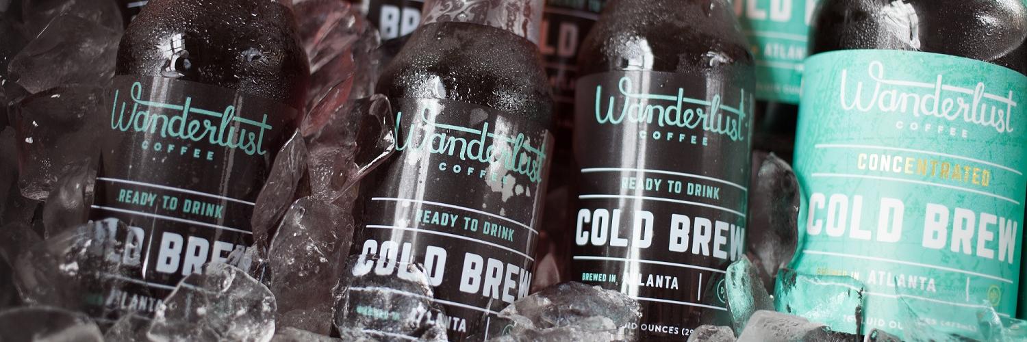 wanderlust coffee banner