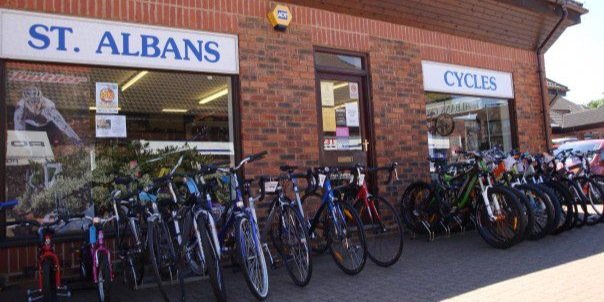 St Albans Cycles banner