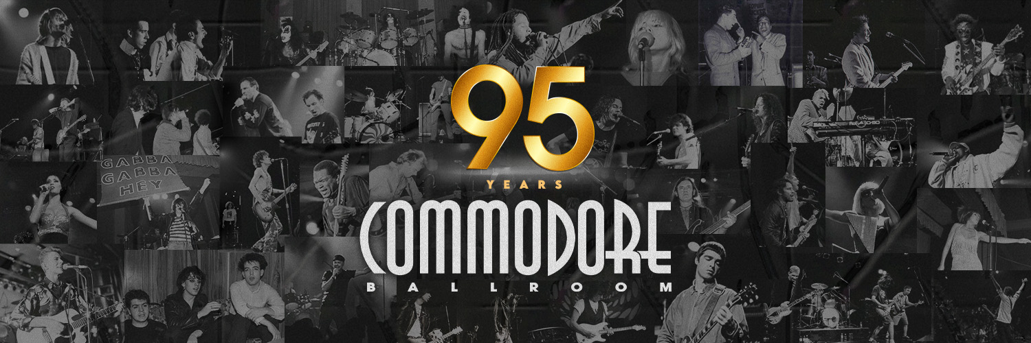 Commodore Ballroom banner