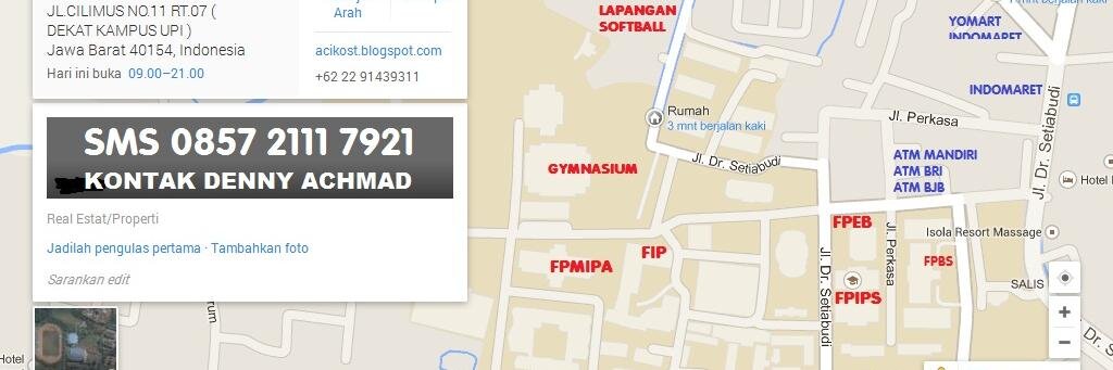 INFO KOST UPI banner