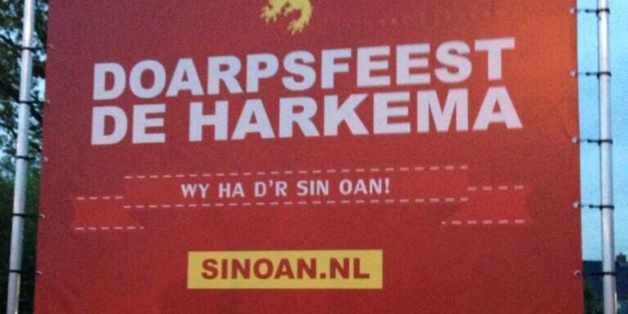 De Harkemarun banner