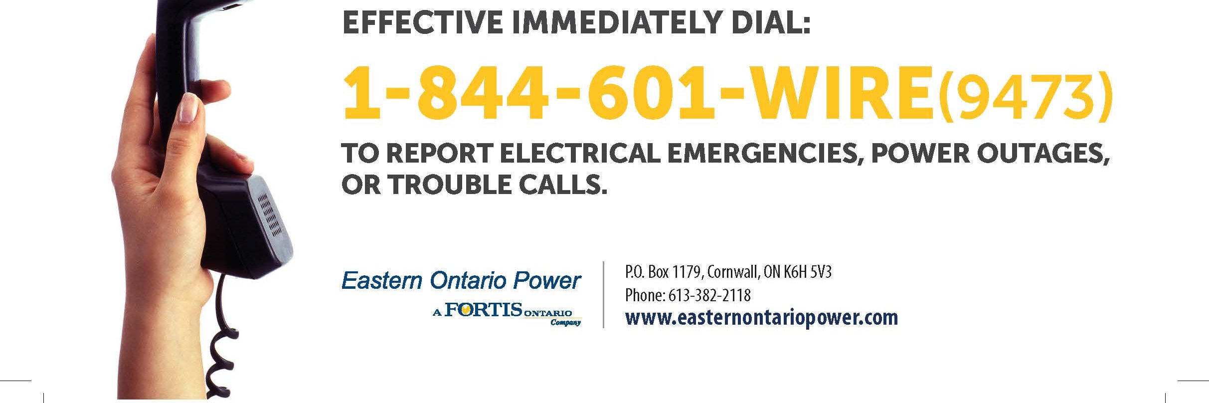 Eastern OntarioPower banner