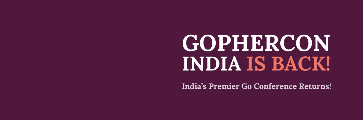 GopherConIndia banner