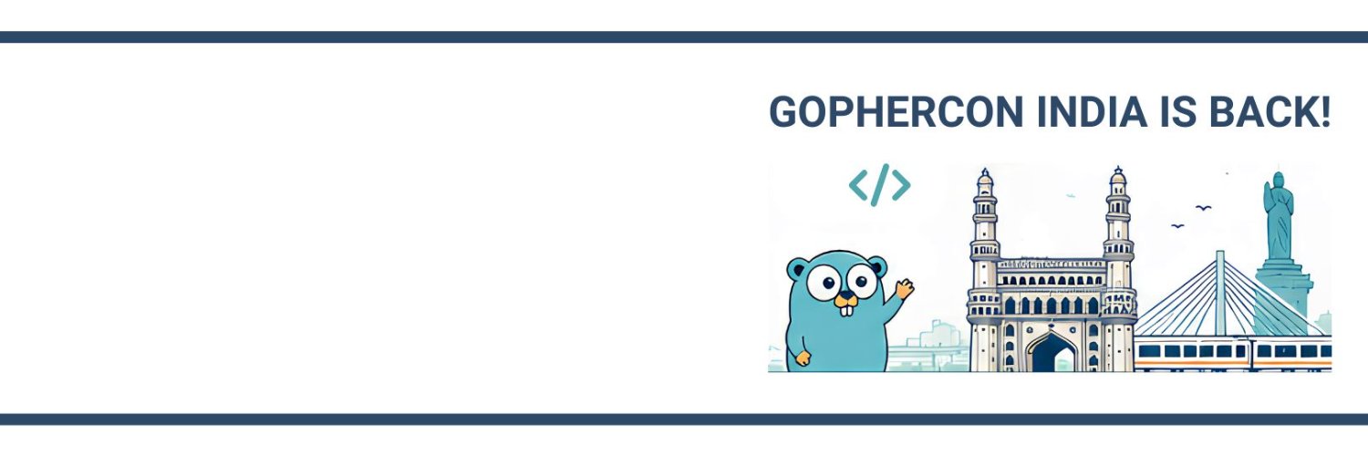 GopherConIndia's profile banner image