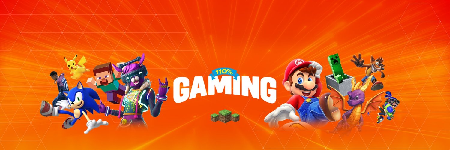 110% Gaming Magazine banner