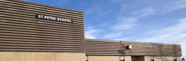 St. Peter School banner