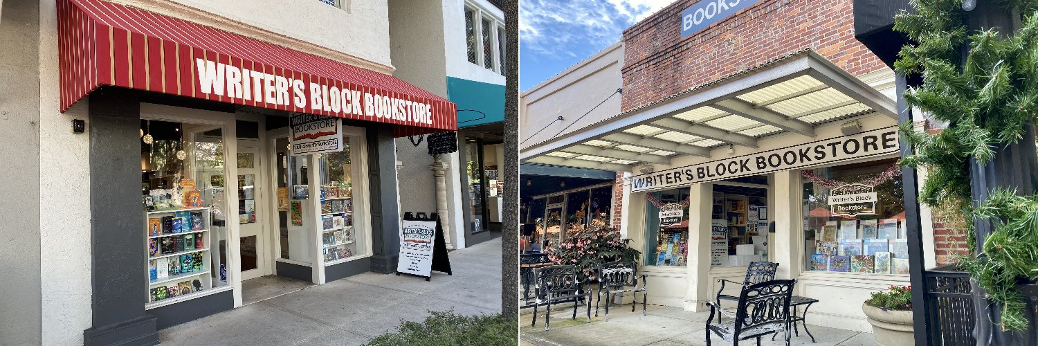 Writer’s Block Bookstore banner