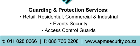 APM SECURITY. banner