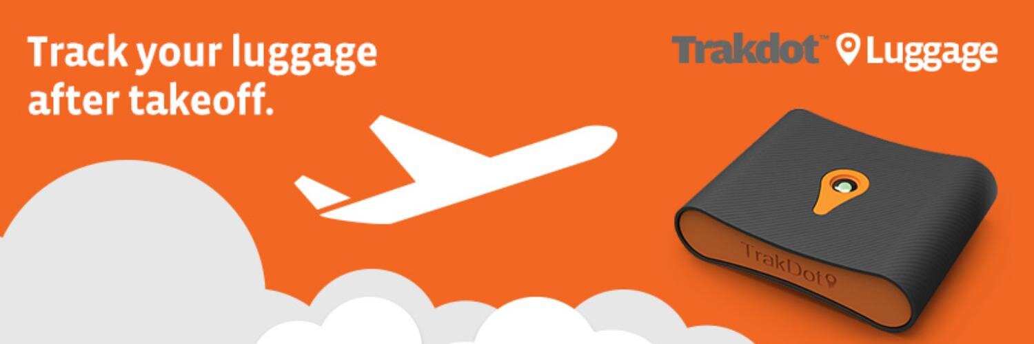 Trakdot Luggage EU banner