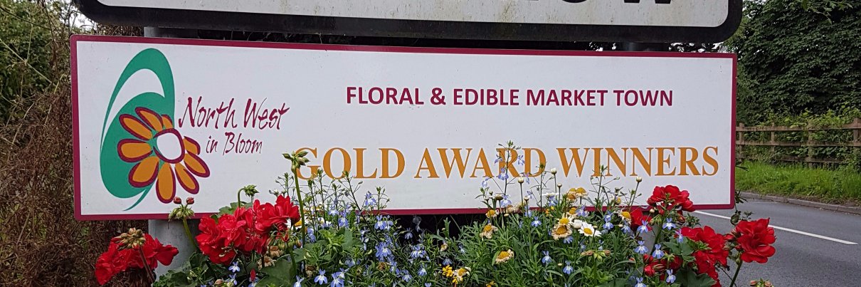 Wilmslow In Bloom banner