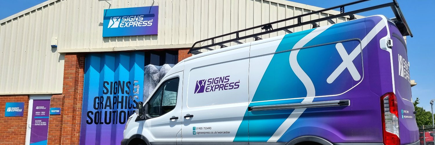 Signs Express Worcester banner
