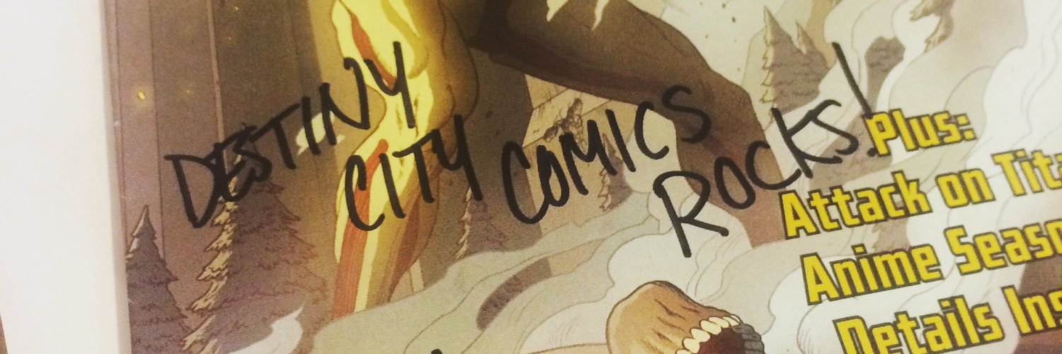 Destiny City Comics banner