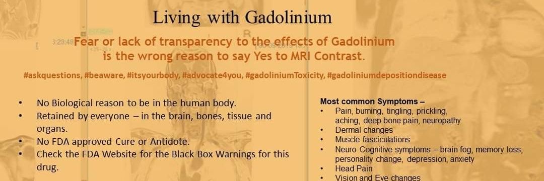 Living with Gadolinium, LLC banner