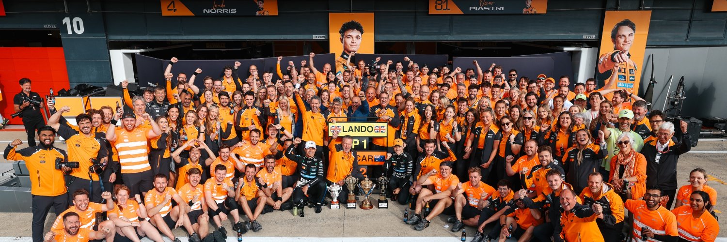 McLaren's banner