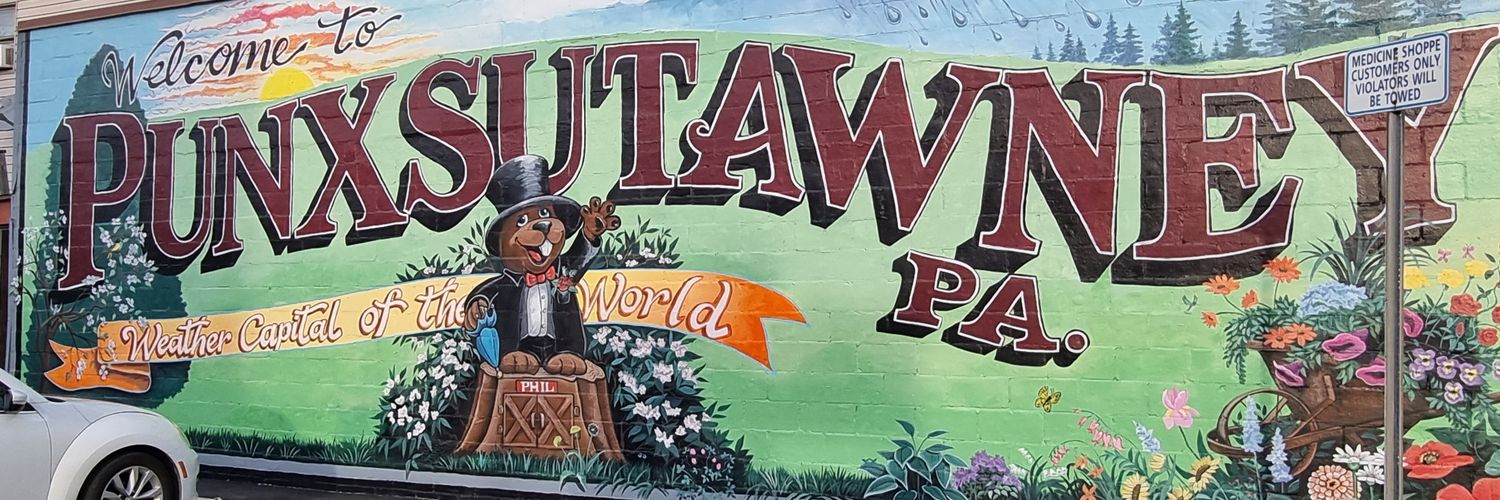 Punxsutawney Phil. banner