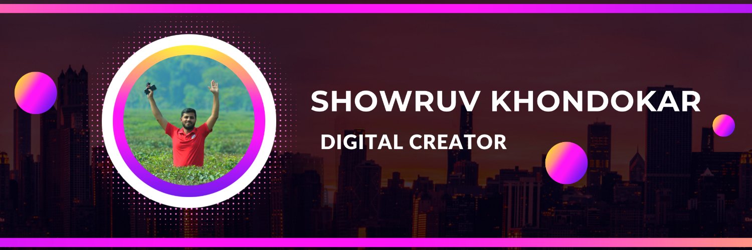 Theshowruv's profile banner image