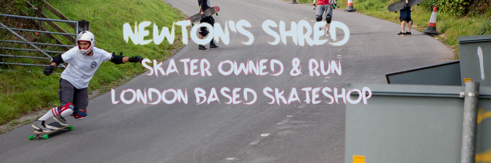 Newton's Shred banner