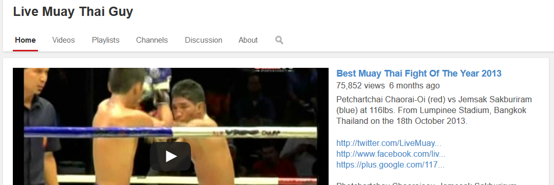 MuayVideos's profile banner image