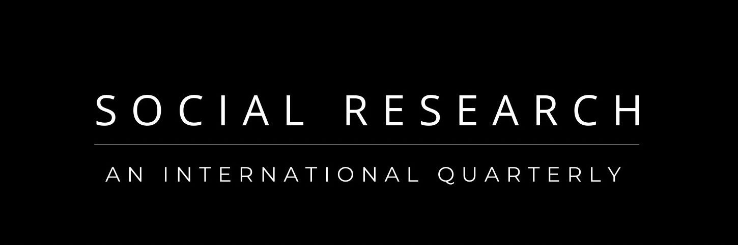 Social Research: An International Quarterly's banner