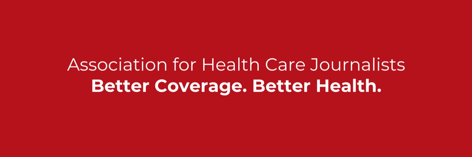 Association of Health Care Journalists banner