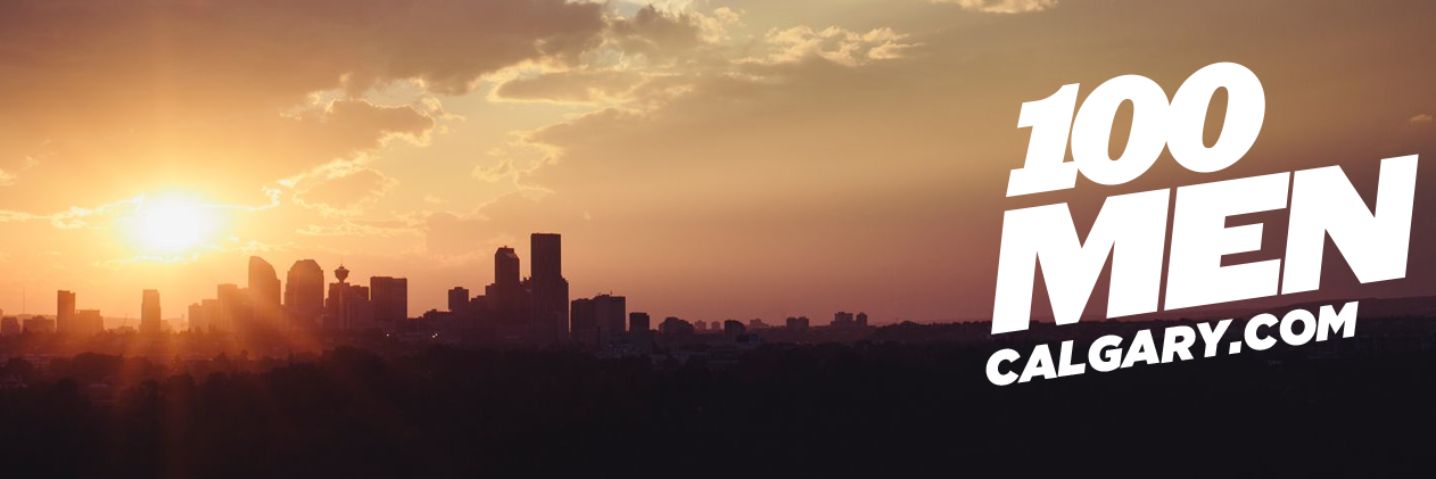 100 Men Calgary banner