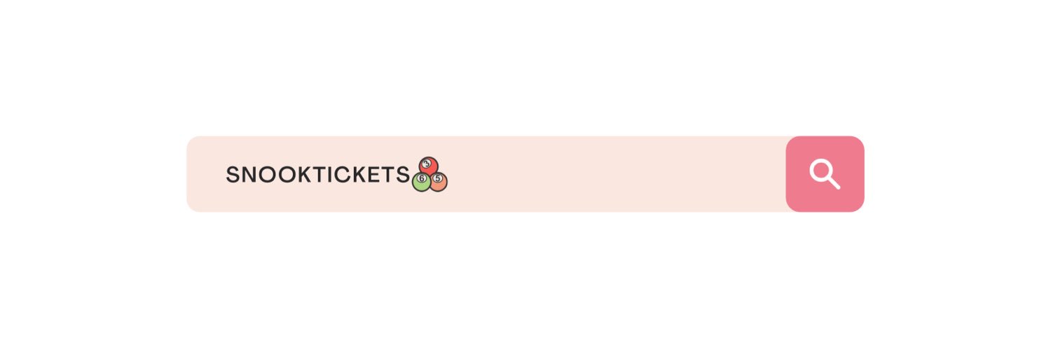 snooktickets 🎫 ⭕️ งดรับงานชั่วคราว ⭕️ banner