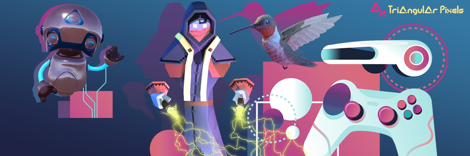 Triangular Pixels banner