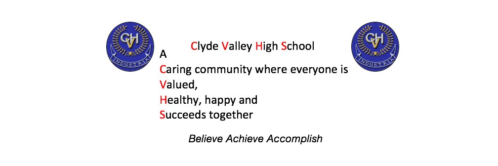 Clyde Valley High School banner