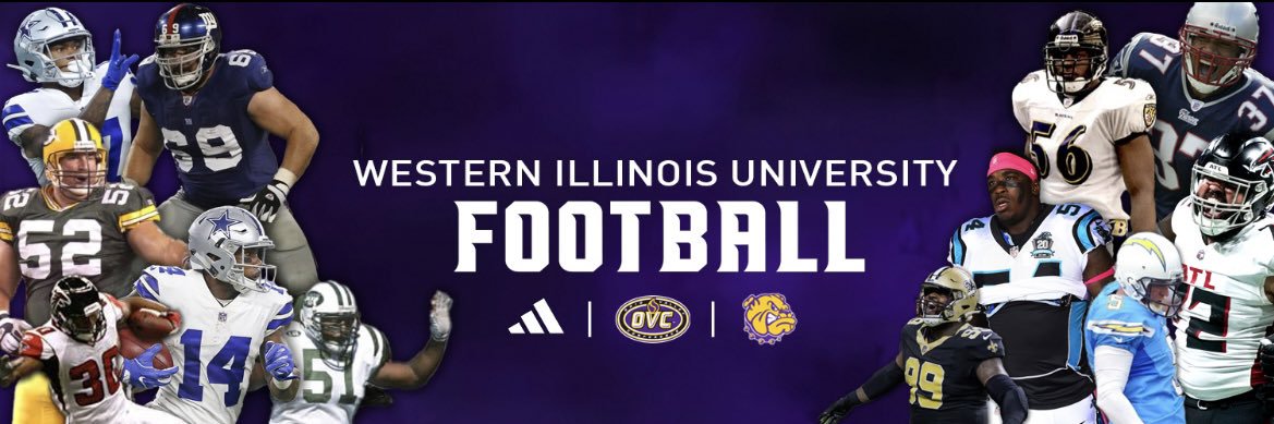 Western Illinois Football's banner
