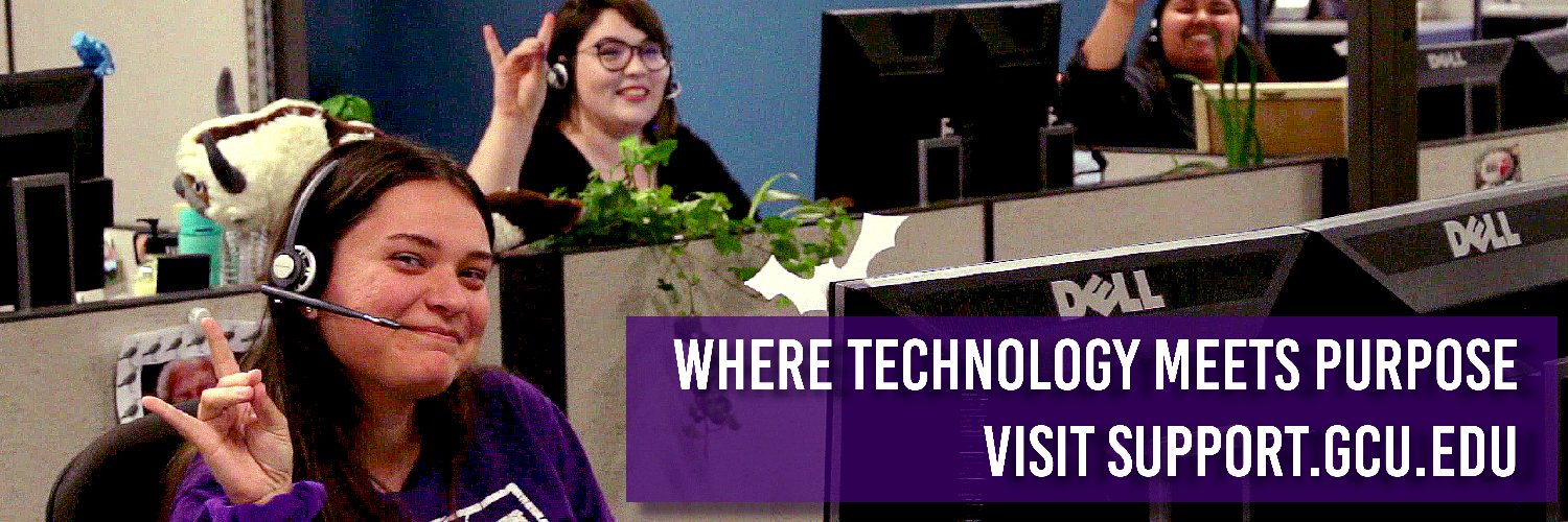GCU Tech Support banner