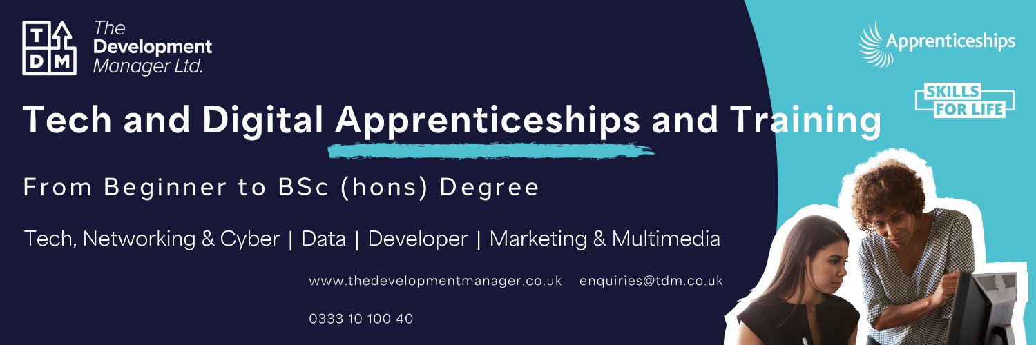 The Development Manager (TDM) banner