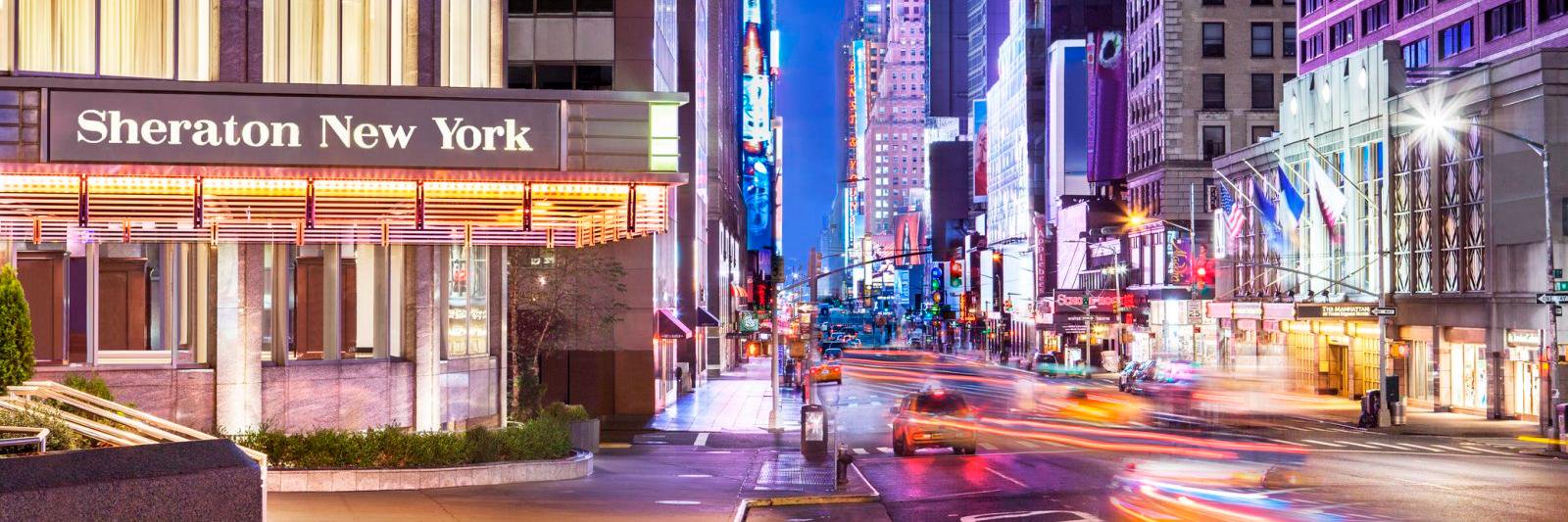 Sheraton New York Times Square banner