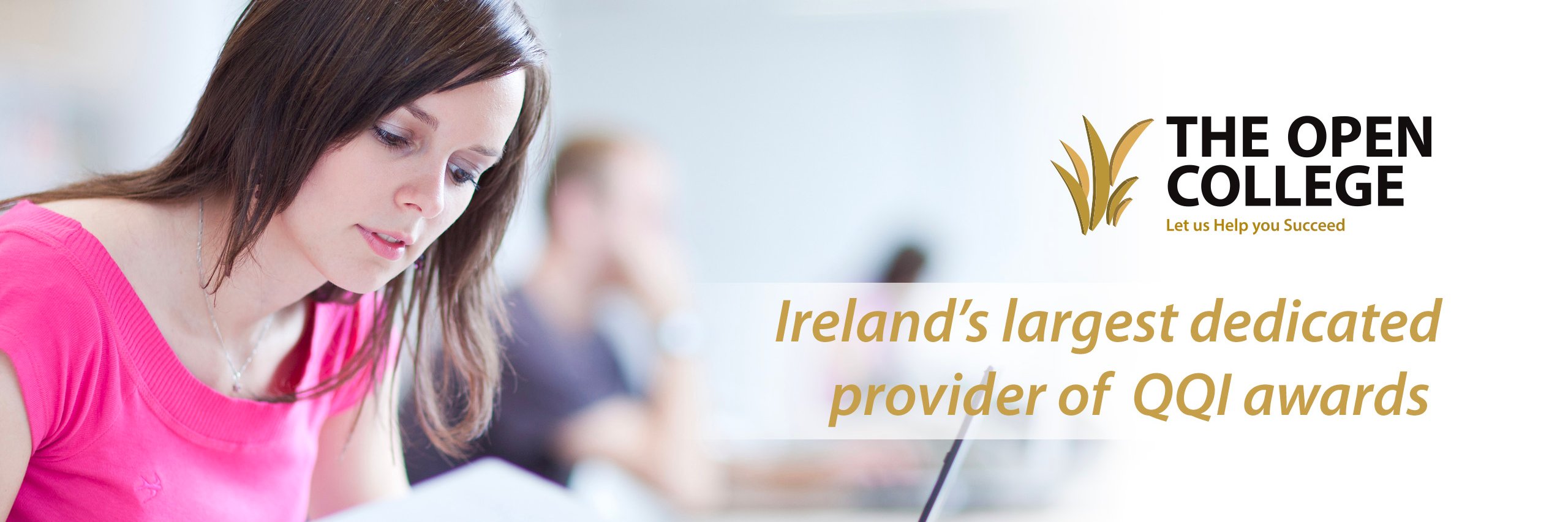 The Open College banner