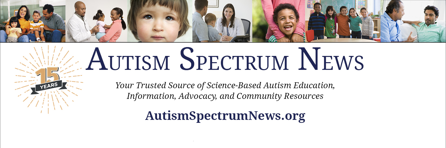 Autism Spectrum News banner