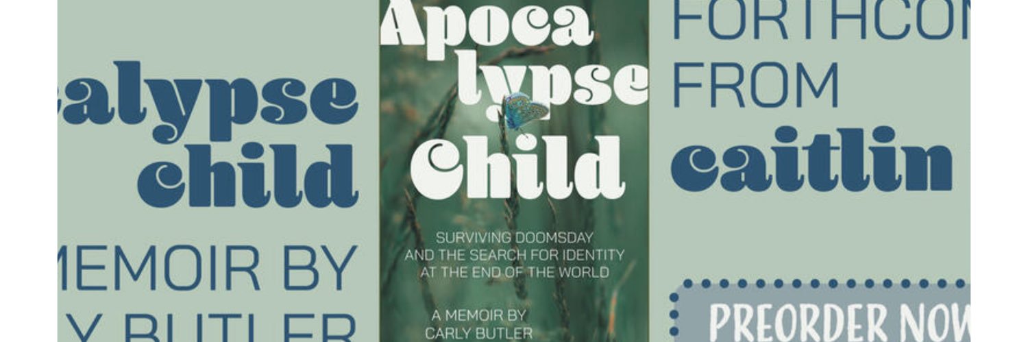 Carly, author of Apocalypse Child 🆓🍉 (she/her) banner