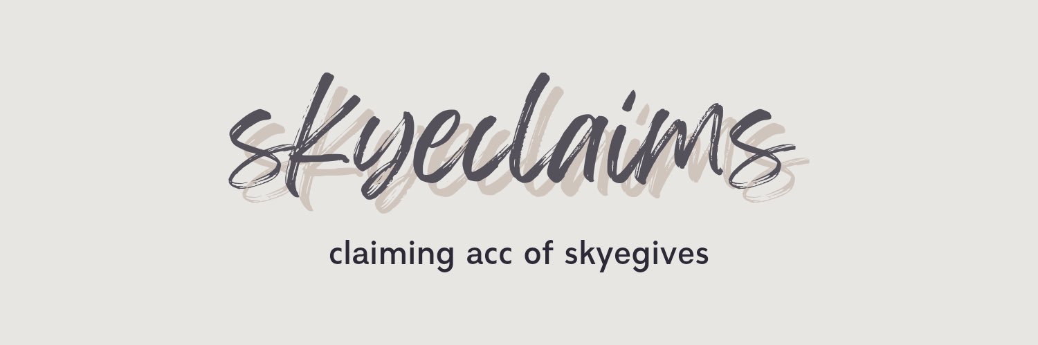 SkyeClaims's profile banner image