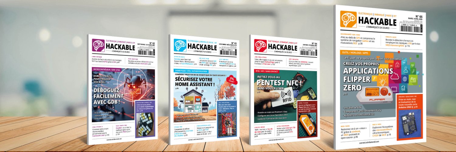 Hackable Magazine banner