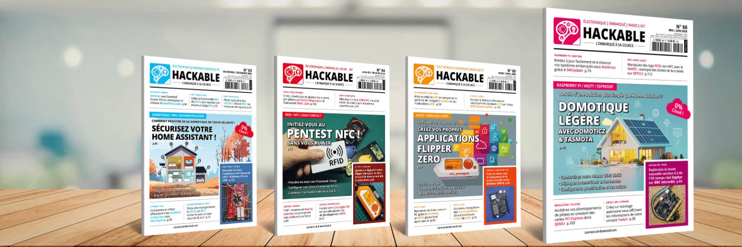 Hackable Magazine banner