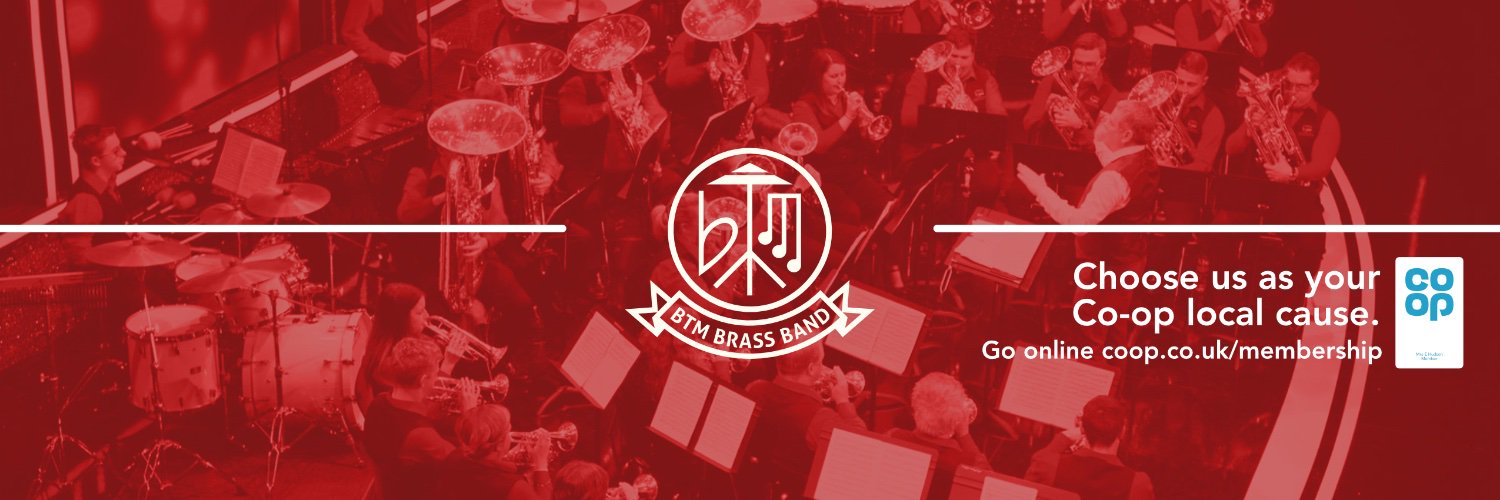The BTM Brass Band banner