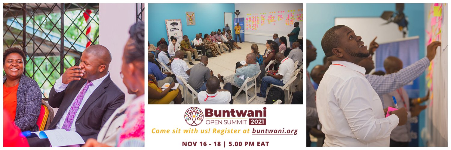 Buntwani Open Summit 2021 banner